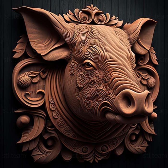 3D model pig (STL)